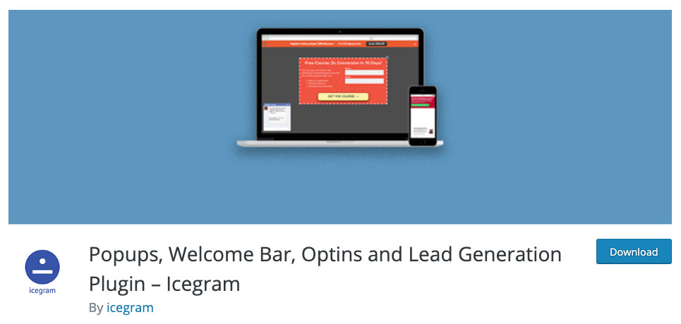 Icegram opt-in plugin.