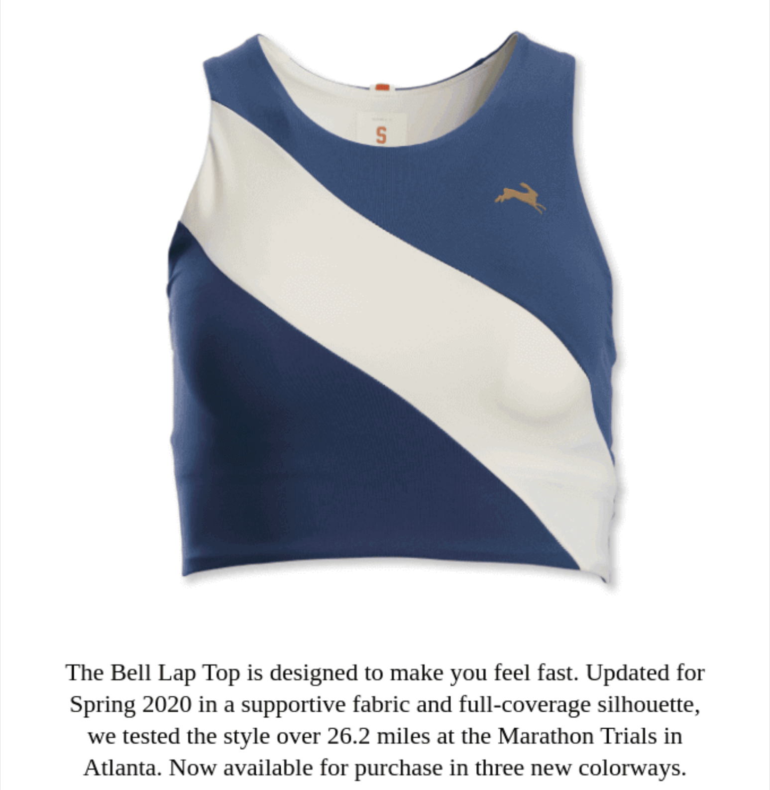 Example of a mobile friendly ecommerce email from Tracksmith