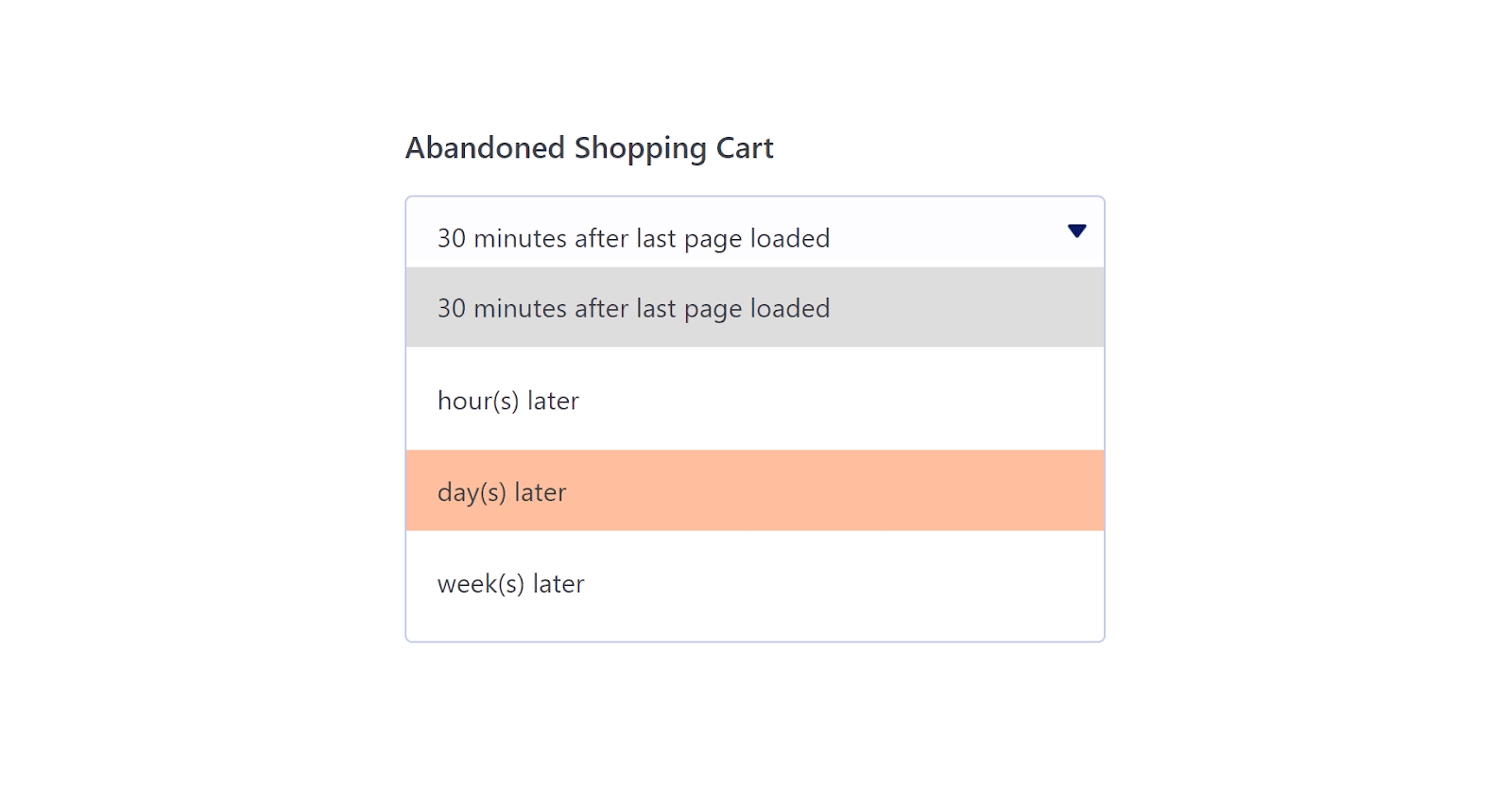 How to send WooCommerce abandoned cart emails: scheduling