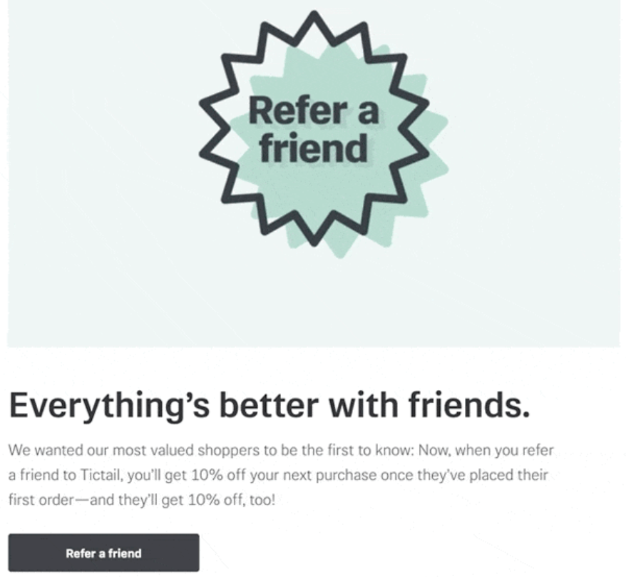 Tictail referral request
