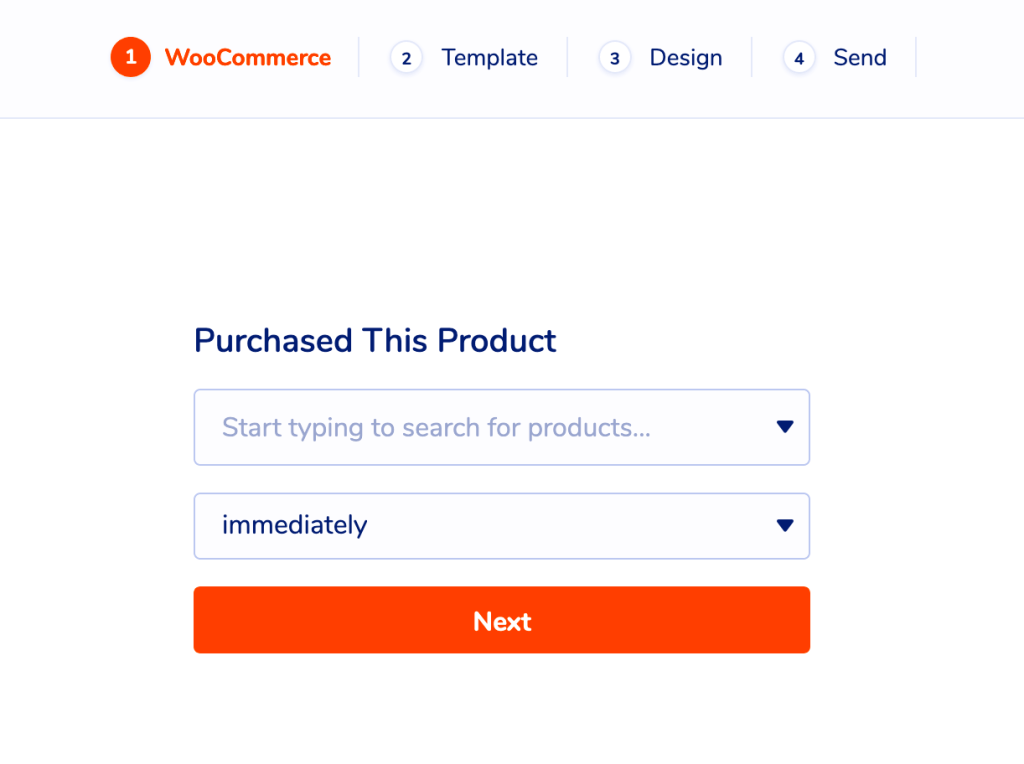 Purchased This Product email options in MailPoet