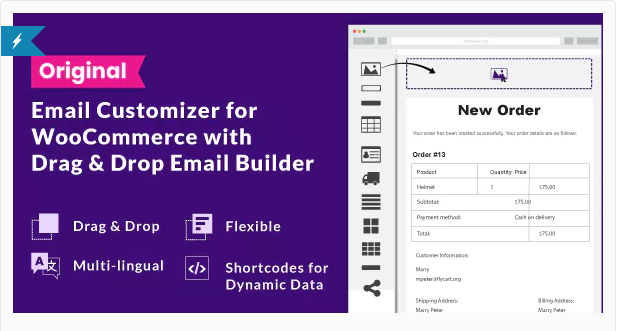 Email Customizer for WooCommerce plugin.