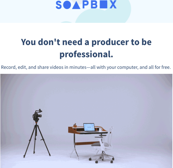 Example of Soapbox email.