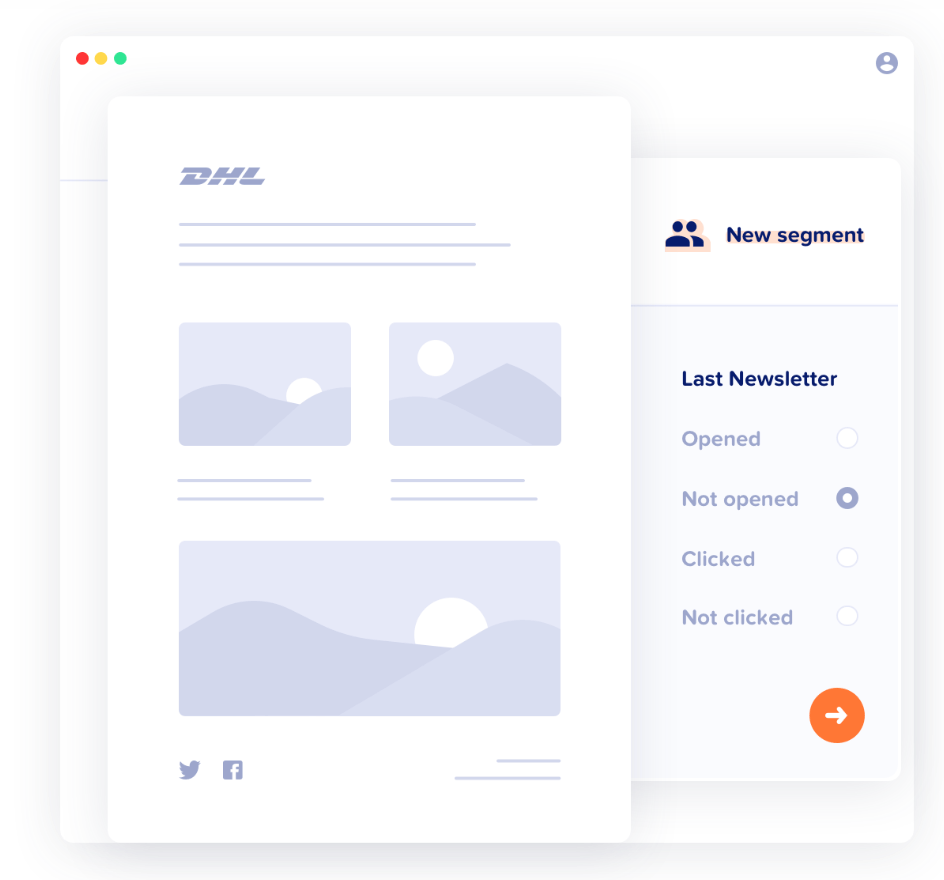 creating an email segment in MailPoet
