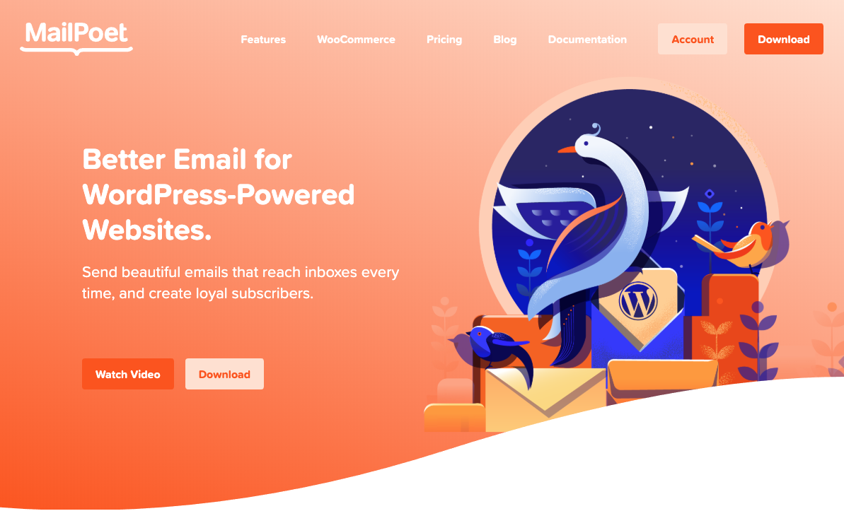 MailPoet plugin.